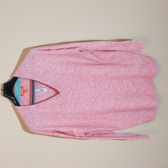 Joe Fresh Sweaters - Joe Fresh| NWT Pink and White V-Neck Sweater